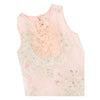 Blush Pink Jacquard "Zora" Dress