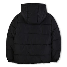 Load image into Gallery viewer, PRE ORDER - Black Hooded Puffer Coat