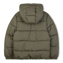 Load image into Gallery viewer, PRE ORDER - Khaki Hooded Puffer Coat
