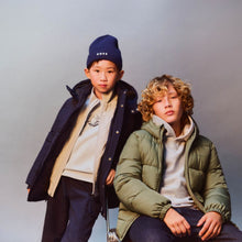 Load image into Gallery viewer, PRE ORDER - Khaki Hooded Puffer Coat