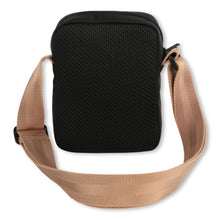 Load image into Gallery viewer, Black Textured Messenger Bag