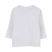 Load image into Gallery viewer, Babies White Triple Logo Top