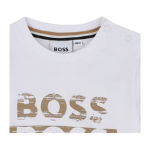 Load image into Gallery viewer, Babies White Triple Logo Top