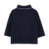 Babies Navy LS Polo Shirt