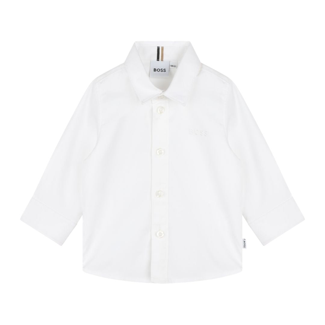 Babies White LS Shirt