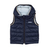 Babies Navy Reversible Gilet