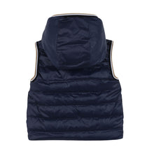Load image into Gallery viewer, Babies Navy Reversible Gilet