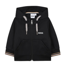 Load image into Gallery viewer, Babies Black Textured Tracksuit