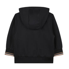 Load image into Gallery viewer, Babies Black Textured Tracksuit