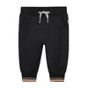 Babies Black Textured Tracksuit