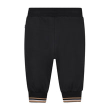 Load image into Gallery viewer, Babies Black Textured Tracksuit