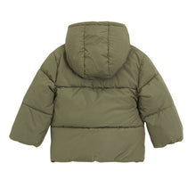 Load image into Gallery viewer, Baby Boys Khaki Puffer Jacket