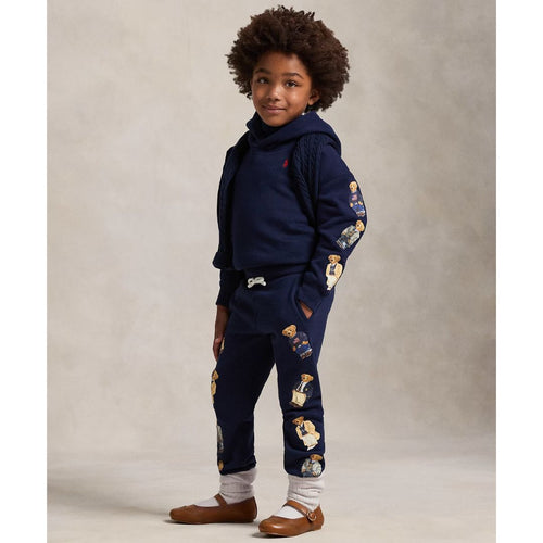 Girls Navy Multi Bear Tracksuit