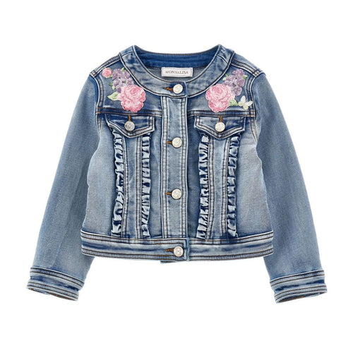 PRE ORDER - Floral Embroidered Denim Jacket