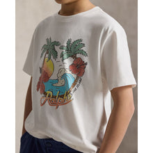 Load image into Gallery viewer, White Aloha Island Graphic T-Shirt
