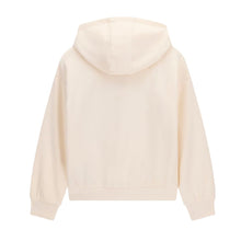 Load image into Gallery viewer, Ivory Diamanté Chain Logo Hoodie