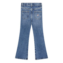Load image into Gallery viewer, Light Blue Flared Diamanté Jeans