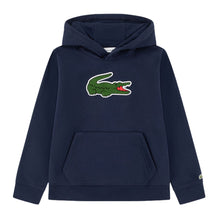 Load image into Gallery viewer, Navy Appliqué Logo Hoodie