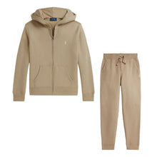 Load image into Gallery viewer, Khaki Zip Up Tracksuit