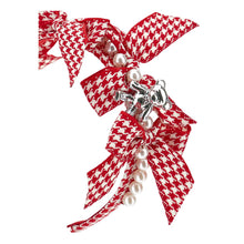 Load image into Gallery viewer, PRE ORDER - Red Check Teddy Headband