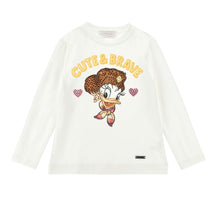 Load image into Gallery viewer, PRE ORDER - Burgundy Daisy Duck Skirt Set