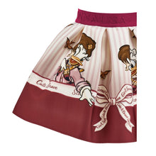 Load image into Gallery viewer, PRE ORDER - Burgundy Daisy Duck Skirt Set