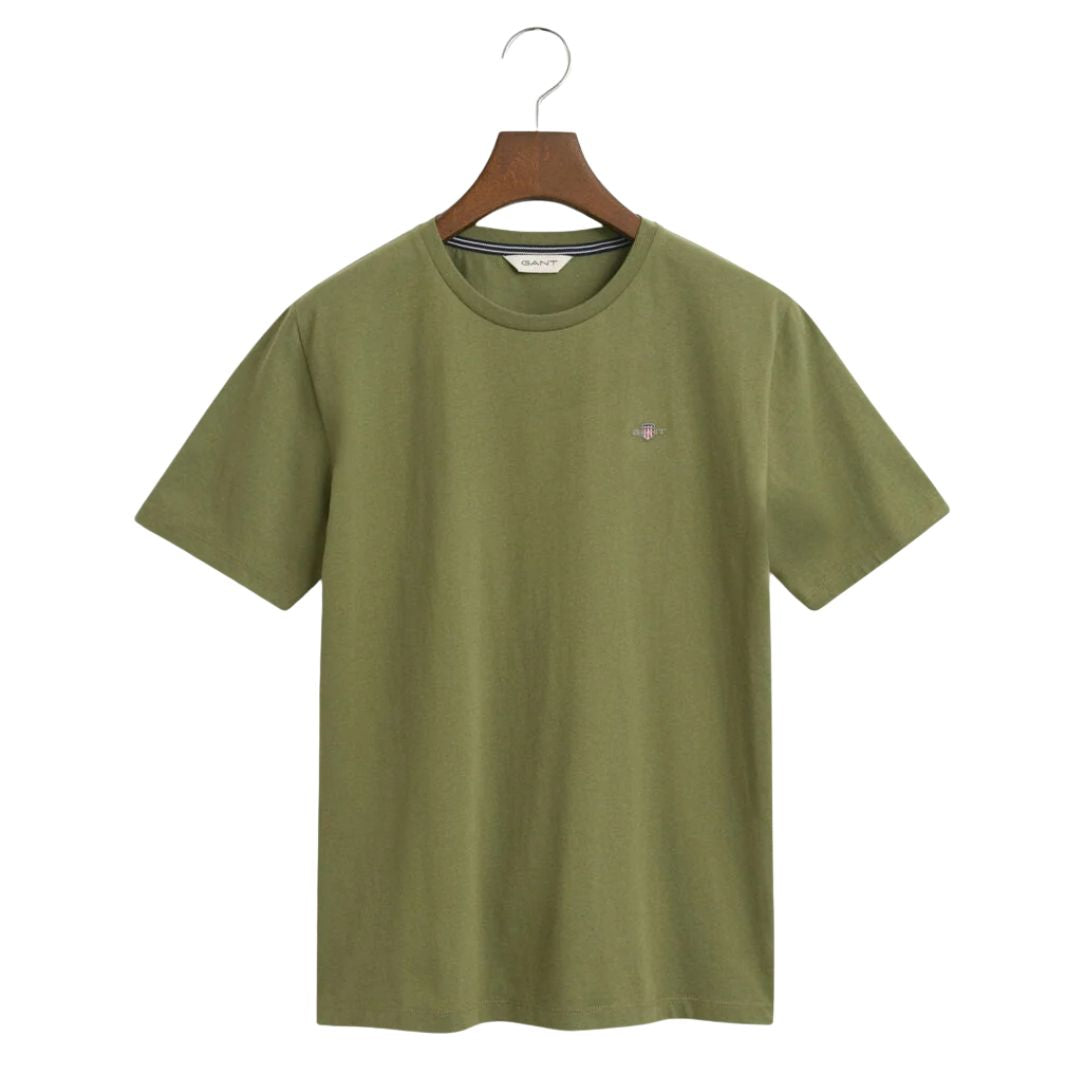 Olive Green Small Logo T-Shirt