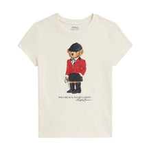 Load image into Gallery viewer, Girls Ivory Polo Bear T-Shirt