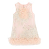 Blush Pink Jacquard "Zora" Dress