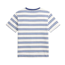 Load image into Gallery viewer, Blue &amp; White Striped T-Shirt