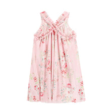 Load image into Gallery viewer, Pink Floral Pleated Dress
