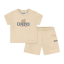 Load image into Gallery viewer, Babies Ivory T-Shirt &amp; Shorts Set