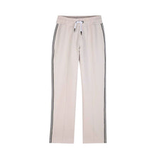 Load image into Gallery viewer, Beige Side Stripes Sweat Pants