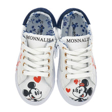 Load image into Gallery viewer, PRE ORDER - White &quot;Mickey &amp; Minnie Mouse&quot; Trainers
