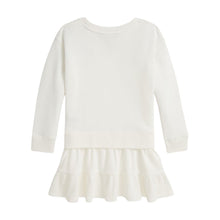 Load image into Gallery viewer, PRE ORDER - Girls Ivory Polo Bear Dress