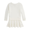 PRE ORDER - Girls Ivory Polo Bear Dress