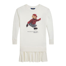Load image into Gallery viewer, Ivory Polo Bear Dress