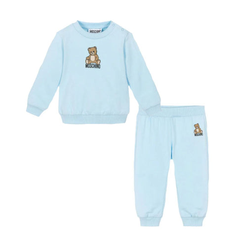 Baby Boys Pale Blue Tracksuit