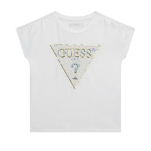 Load image into Gallery viewer, White Sequin Logo T-Shirt