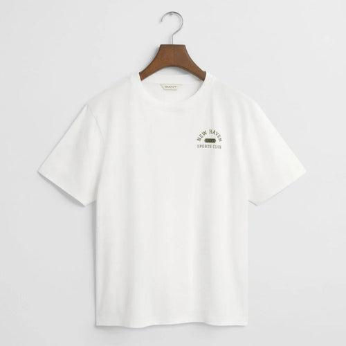 White Graphic  T-Shirt
