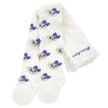 Ivory & Blue Bear Tights