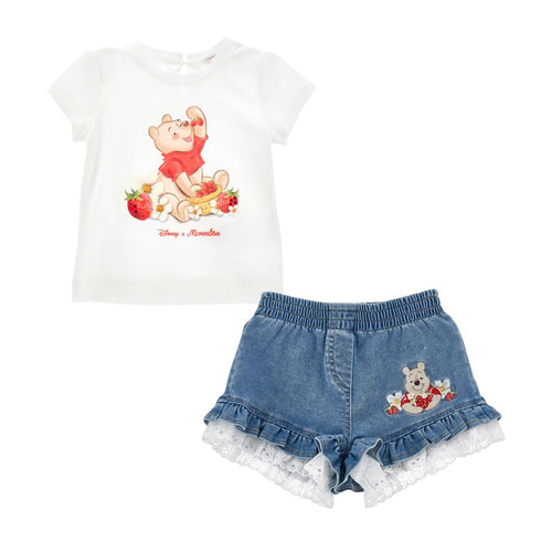 PRE ORDER - Winnie The Pooh Denim Short Set