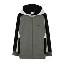 Load image into Gallery viewer, Khaki Colour Block Hoodie