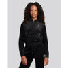 Black Slim Leg Glitter & Diamante Logo Tracksuit