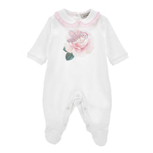 Load image into Gallery viewer, PRE ORDER - White Fairy &amp; Rose Babygrow