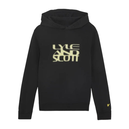 Black Blur Graphic Hoodie