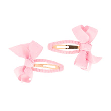 Load image into Gallery viewer, Pink Two Pack Bow Clips