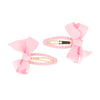 Pink Two Pack Bow Clips