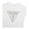 White Sequin Logo T-Shirt