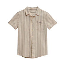 Load image into Gallery viewer, Beige Striped Linen Shorts Set